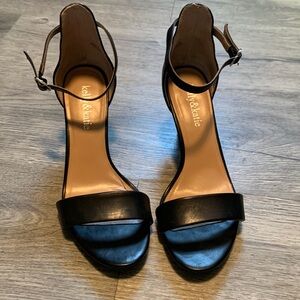 Black Kelly & Katie heel sandal